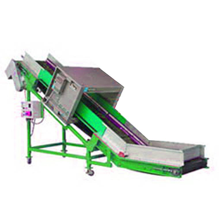 Tunnel metal detector conveyor separate metal